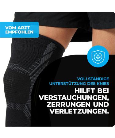 Vitto Kniebandage for Men & Women - Knee Pain Relief Arthrosis Support Meniscus Protection & Strength Sports (1 Pack) - Buy Online on GoSupps.com