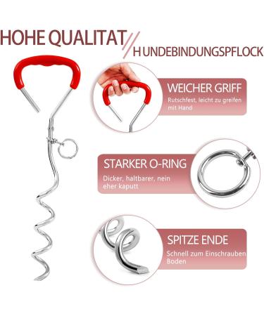 Pinching Leash & Bubble Rocks for Camping Dogs | 6m Dog Stake & Training Cable Tie - Perfect for Outdoor Adventures - Buy Online on GoSupps.com