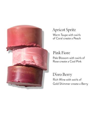 LAURA GELLER Italian Marble Blush Stick in Pink Fiore | Cream Finish Cheek Makeup + Angled Brush - Buy Online on GoSupps.com