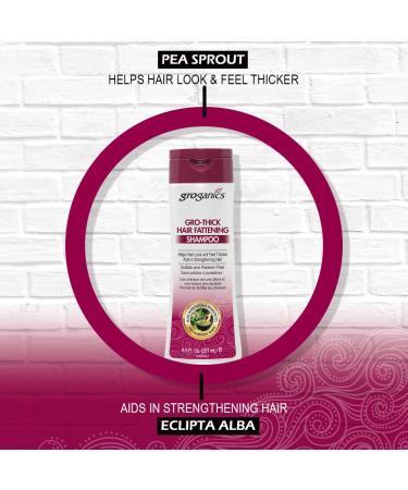 Thick Hair Fattening Shampoo 8.5oz - Nourish & Volumize | Best International Shipping - Buy Online on GoSupps.com