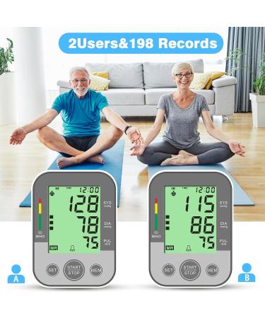 Panacare 2.0 Upper Arm Blood Pressure Monitor - 4.2 Large Display 3-Color Backlight Dual User 198 Readings Automatic Cuff 22-42cm - German Language - Shop Internationally - Buy Online on GoSupps.com
