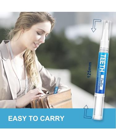Teeth Whitening Pen 4+1 Set | Up to 6 Shades Whiter in 1-2 Weeks | 70+ Treatments | Desensitizing, Pain-Free & Enamel Safe - Buy Online on GoSupps.com