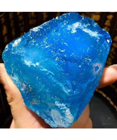 1pcs Beautiful Natural sea Sapphire raw Stone Natural Aquamarine Crystal Reiki 200-210g Stone Mineral Specimen (Size : 100-110g) - Buy Online on GoSupps.com
