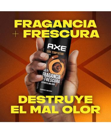 AXE Dark Temptation Deodorant Body Spray for Men 4 Oz - 2 Pack | Long-Lasting Fragrance - Buy Online on GoSupps.com