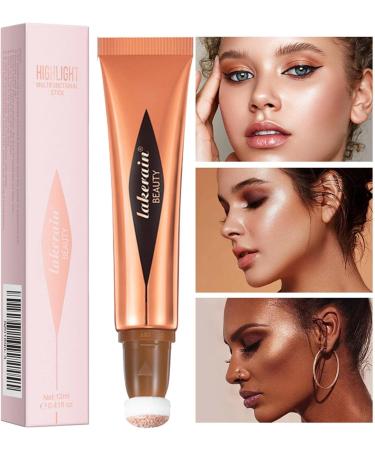 Stick WateWand for Cheeks | Makeup Creamy Texture Highlighting Shade Makeup with Air Cushion Applicator Hondony High Gloss Liquid 04# - Buy Online on GoSupps.com