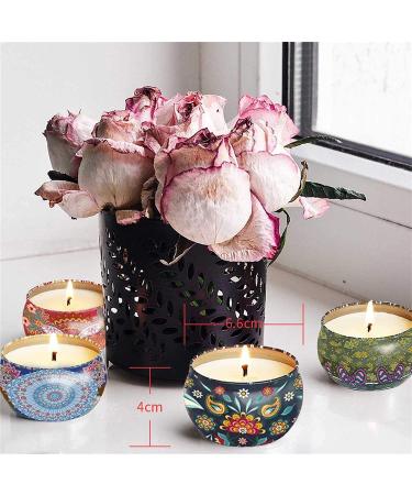 Relax Deep Sleep Scented Candles Lemon Fig Lavender Spring Fresh Rose Jasmine Vanilla Bergamot Strawberry Peppermint Rosemary Gardenia Natural Soy Wax Portable Travel Tin Fragrance -12 Pack #9 scented Candles Gift Set 12 Pack - Buy Online on GoSupps.com