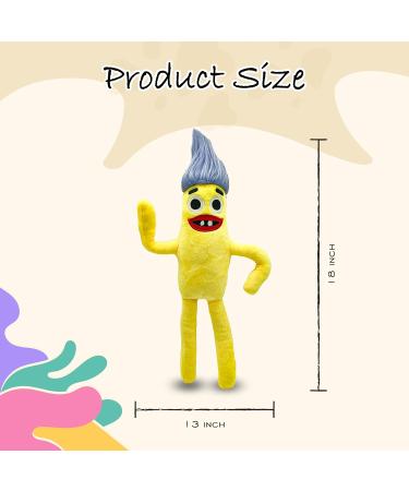 Sausage Yellow Plush Toy - Cartoon Game Character Kids Stuffed Dolls - Squishy Soft Toy for Kids - Rainbow Friends Plushie - Squishmallow Teddy Pillow Figure - Buy Online on GoSupps.com