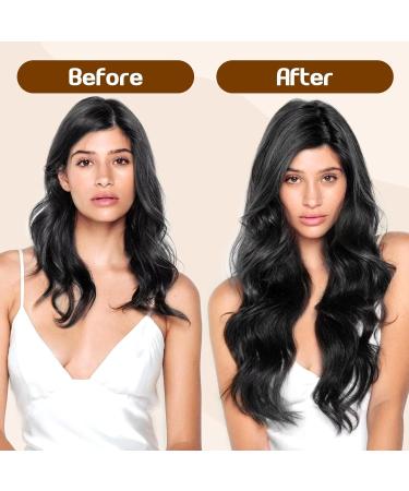 Tess Clip-In Real Hair Extensions - Dark Brown #2 18 Clips 8 PCs 12 (30cm) - Lightweight 55g Affordable Remy Hair Extensions - Buy Online on GoSupps.com