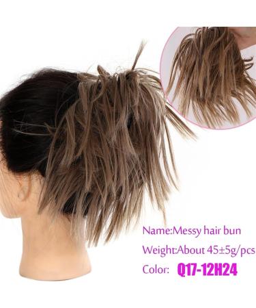 Messy Bun Hair Piece for Women Messy Fluffy Hair Bun Chignon Tousled Updo Hairpiece Ponytail Extension with Elastic Band Synthetic Scrunchies Ponytail Hairpieces for Women Fake Hair Accessories fo 12h24 - Buy Online on GoSupps.com