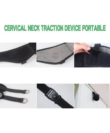 SPUZZO Cervical Spine Traction & Adjustable Neck Ruff - Improve Posture & Decompression Orthopedics for Home Use - Buy Online on GoSupps.com
