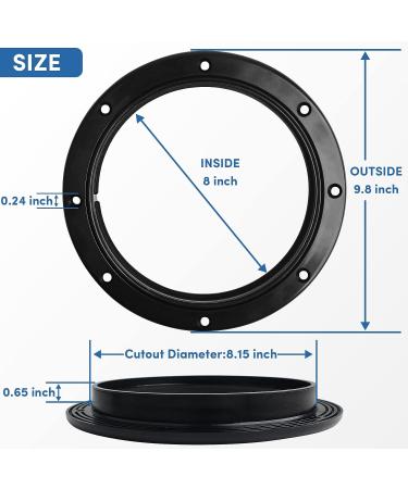 VEITHI Circular Non Slip Inspection Hatch - Boat Deck Plate for RV Marine Kayaks - 6 inch Detachable Cover with Screws - Buy Online on GoSupps.com