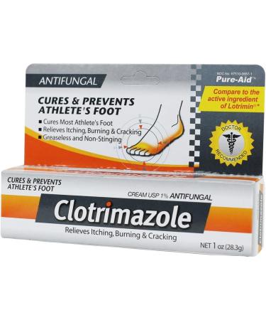 Clotrimazole Cream 1oz (2 Pack) - Effective Antifungal Treatment | Fast Worldwide Shipping - Buy Online on GoSupps.com