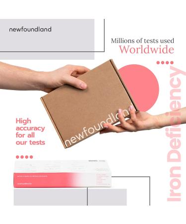 Newfoundland Iron Levels Test Kit - 99% Accurate Home Test for Anaemia Detection & Iron Deficiency - Hemoglobin & Red Blood Cell Testing - CE & MHRA Certified - Buy Online on GoSupps.com