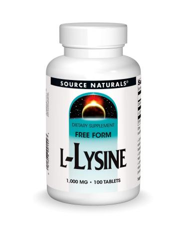 Source Naturals L-Lysine 100 Tablets