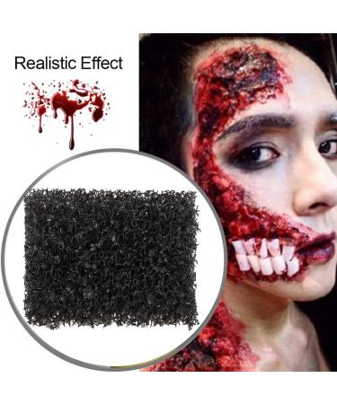 Halloween Makeup Sponge Black Christmas Sponge Blood Scar Wound Cosplay Sponge Modelling Art for Halloween Party (Thick Hole) 1 unit (Confezione da 1) - Buy Online on GoSupps.com