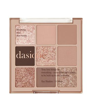 Dasique Shadow Palette 10 Autumn Breeze l Vegan  Cruelty-Free l 9 Blendable Shades in Smooth Matte and Shimmer Finishes with Gorgeous Pearls