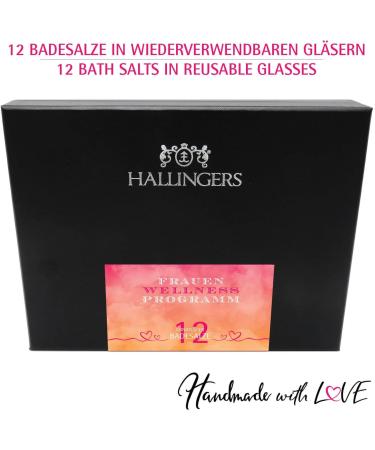 Hallingers Women's Wellness Program - 12 Salz Gift Set with Totes | Ideal Mother s Day & Father's Day Gift | Celebrate New Beginnings & Self-Care - Buy Online on GoSupps.com