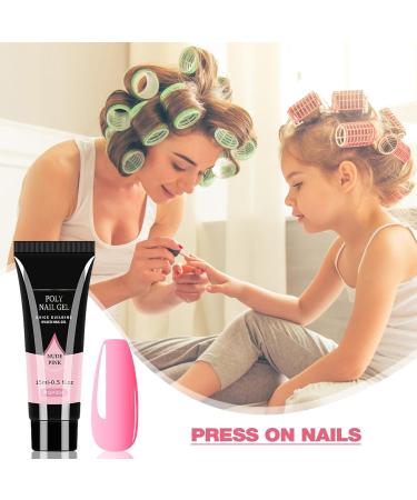 Gel Builder for Nails | LED Hard Gels Builder Easy to Use and Long-Lasting UV Nail Gel for Natural-Looking Nails Nail Extension Gel for Salon Easy at Home Pgp004 - Buy Online on GoSupps.com