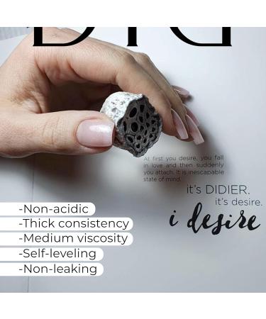 Didier Lab - Premium Blue Solid Builder Gel for Nails - Hard Gel Builder for Extension - Nail Strengthener - LED UV Builder Gel for Nails - Split Nail Repair - Nail Hardener Gel 15 ml 15 ml (Pack of 1) Blue - Buy Online on GoSupps.com