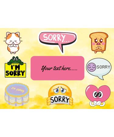 Personalised Sorry sweet box| Sorry gift | Sorry | Sorry sweets | Sorry letterbox gift | Sorry sweet box | Apology gift| - Buy Online on GoSupps.com