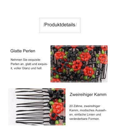 Magic Hair Clip - Double Stretch Hair Combs for Thick/Thin Hair - 5 Pack for DIY Hairstyles | Women & Girls - Buy Online on GoSupps.com