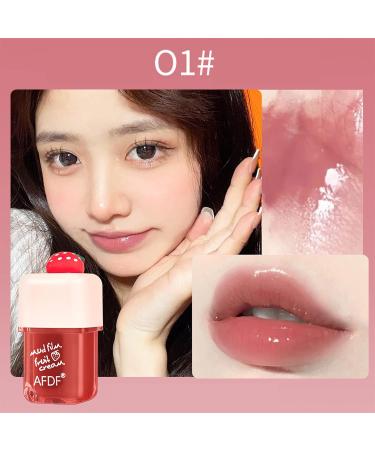 4 Pcs Fruity Roll On Lip Gloss Colorless Transparent Lip Oil Roll-on Lip Gloss Lip Balm Moisturizing Lip Balm Set Fresh Lip - Buy Online on GoSupps.com