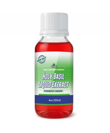MYOC Holy Basil (Tulsi) Extrait liquide | Ingredient botanique de qualit cosm tique | Non dible | Extrait d'herbe pour soins de la peau et soins capillaires DIY | 120 ml / 4 05 Fl Oz Holy Basil 120 ml (Lot de 1)
