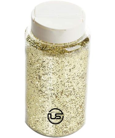 Glitter - 1 LB Gold Fine Glitter Shaker, Glitter for Resin, Glitter for Crafts, Extra Fine Glitter for Scrapbooking and Art and Craft Supplies, The Ultimate Glitter for Tumblers and Bulk Glitter Jar - Buy Online on GoSupps.com