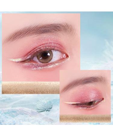 Catkin Liquid Glitter Eyeshadow - High Pigmented, Multi-Dimensional Finish - Long Lasting Shimmer Eyeliner Makeup - 1.7g (C02 Golden Champagne) - Buy Online on GoSupps.com