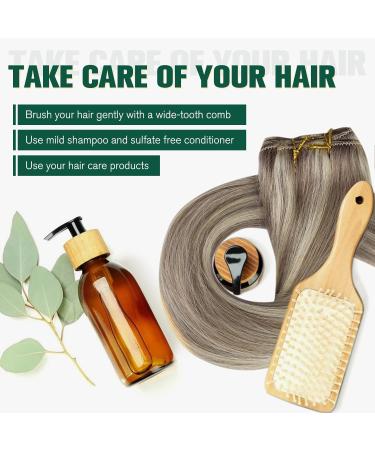 Runature 30cm Real Hair Extensions - Blond Highlighted Invisible Weft 70g Remy Human Hair #19AP60 - One Piece Easy Application - Buy Online on GoSupps.com