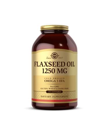 Solgar Flaxseed Oil 1250 mg 250 Softgels