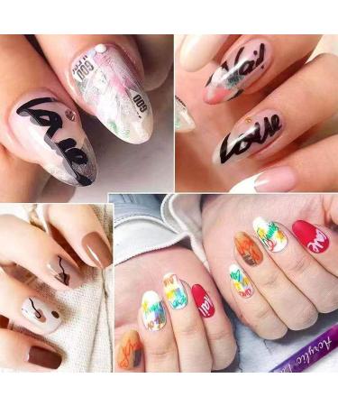 Set - 0.7mm Tip 12 Colors Quick Drying 3D Graffiti Nail Pens | Professional Doodle Nail Kit for Acrylic Nails Natural Nails Gel Nails Aezon - Buy Online on GoSupps.com