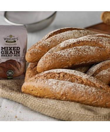 Wright's | Mixed Grain Bread Mix 2X500g (1Kg) | For Machine or Hand Baking | High in fibre | suitable for vegetarians - Buy Online on GoSupps.com