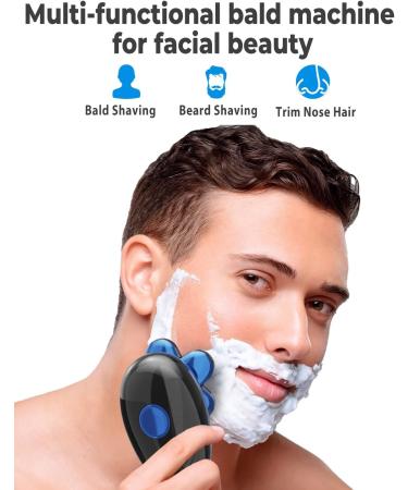 ZORUMAN 6D Electric Head Shaver for Men - 5-in-1 Cordless Shavers for Bald Men - LED Display, IPX7 Waterproof - Wet/Dry Use - 6900-BLACK - Buy Online on GoSupps.com