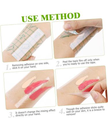 200 pi ces Palettes Maquillage Jetables Autocollantes Palettes Mains Adh sives pour Fond de Teint Correcteur L vres Cosm tiques Usage Unique - Buy Online on GoSupps.com