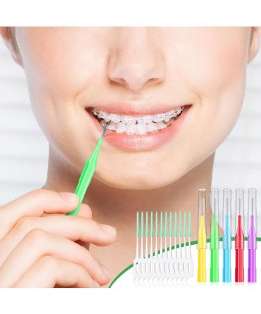 350 Pieces Interdental Brush & Flossers | Soft Gum Picks for Dental Hygiene | Mixed Color Tooth Cleaning Tools - Buy Online on GoSupps.com