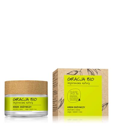Gracja - Natural and vegan nourishing cream - 98% natural ingredients