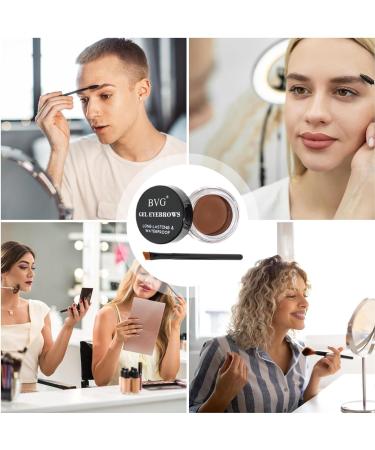 Eyebrow Trimming Kit Colored Brow Gel Eyebrow Kit | Eyebrow Tinting Kit with Brush Waterproof Brow Cream Beauty Tools Set Long Lasting for Women Girl Kagrote 06 - Buy Online on GoSupps.com