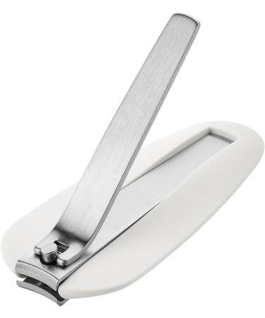 ZWILLING Premium Nail Clippers - Ergonomic Stainless Steel White 85mm with Collecting Container - International Shipping Available - Buy Online on GoSupps.com