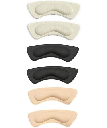 Buy SUQ Heel Handles - 3 Pairs Self-Adhesive Heel Stickers | Anti-Wear Pain Relief Shoe Liners for Foot Care - Buy Online on GoSupps.com