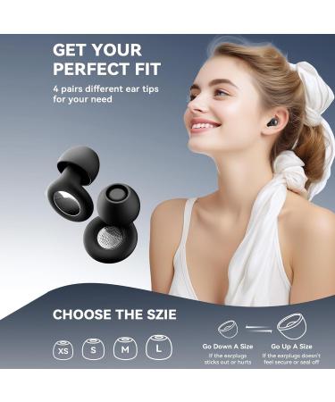 Ear Plugs for Sleeping Noise Cancelling Noise Reduction Earplugs for Sleep Focus Travel Work Motorcycle (black) - Buy Online on GoSupps.com