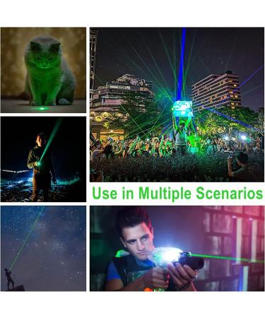 Green Laser Pointer High Power Long Range Adjustable Focus Tactical Strong Green Light Pointer for Indoor Teaching,Outdoor Astronomy Camping Hunting Hiking Travel,Portable Cat Lazer Toy USB Recharge - Buy Online on GoSupps.com