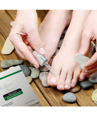 Yoffee Clear Nail Care - Anti Fungal Treatment for Finger and Toenails - 10 ml - Antibacterial - Made in Spain - Organic Argan Oil & Tea Tree Oil - Buy Online on GoSupps.com
