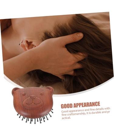 Beavorty Airbagkamm Massage Comb | Pear-Shaped Wooden Scalp Massager & Shampoo Brush for Scalp Peeling - Buy Online on GoSupps.com