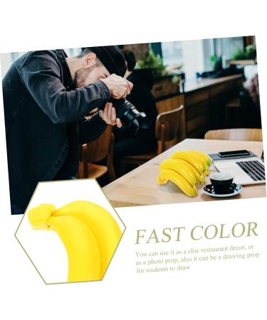 ABOOFAN 9 Pcs Simulated Banana Toddler Ornament Fruit Model Decor Food Toys Scene Adornment Toys for Toddler Photo Ornament Decorations for Home Artificial Fruit Home D cor Window Foam - Buy Online on GoSupps.com