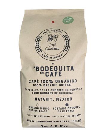 Generic Organic Coffee from Nayarit M xico 2.2 lbs/2.2 libras Dark Roast Beans