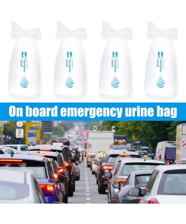 Travel Urinal Bag Mini Unisex Temporary Toilet | Travel Urinal Toilet for Men Pregnant Women Children and Patients Coatuiyo - Buy Online on GoSupps.com