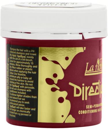 DIRECTIONS Pillarbox Red Semi-Permanent Hair Colour - 88ml Tub - Buy Online on GoSupps.com
