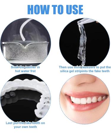 Buy 2 Pairs Instant Veneer Prostheses - Comfortable & Natural Fake Teeth for Men & Women | Artificial Teeth Solutions - Buy Online on GoSupps.com