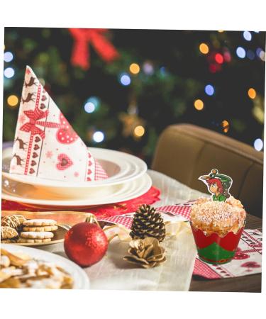Christmas Cake Decoration Set | Cupcake Toppers Wraps & Party Supplies for Holiday Celebrations - Buy Online on GoSupps.com